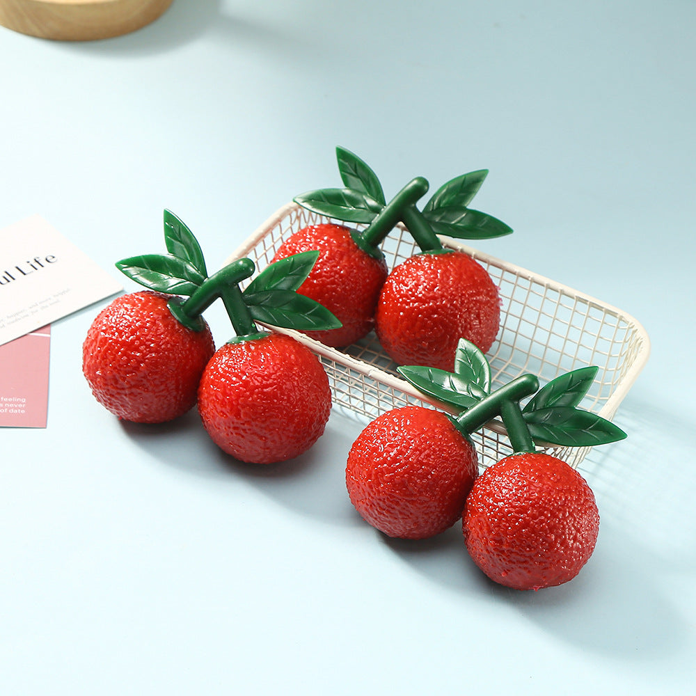 Simulation Litchi Fruit Pinch Le Fluid Slow Rebound Decompression Vent Pinch Le Artifact Toy Factory Direct Sales
